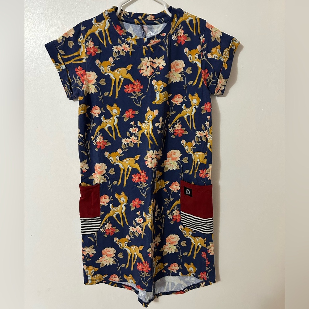 Rags to Raches/Disney Kids Floral Bambi Dress